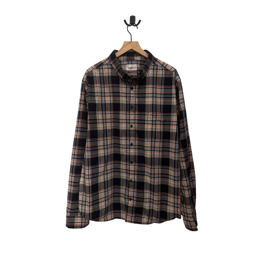 Goodfellow & Co.‎ XXL Plaid Button Down Long Sleeve Shirt Menswear
